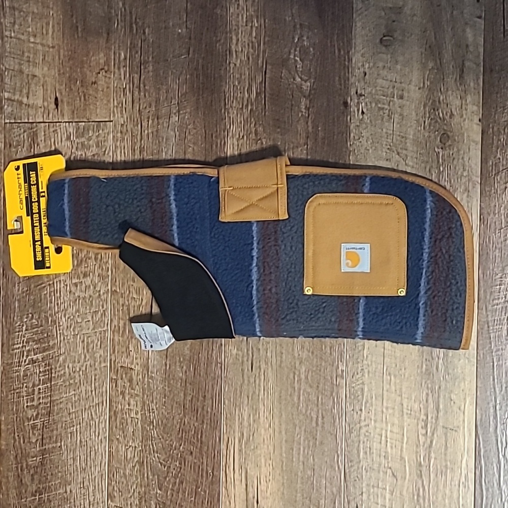 Carhartt Pet Coat in Blue and Tan